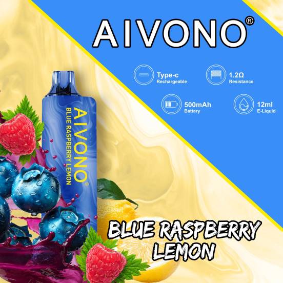 ブルーベリー ラズベリー レモン Aivono AIM GUN 7000 0822109 | Aivono Vape Japan